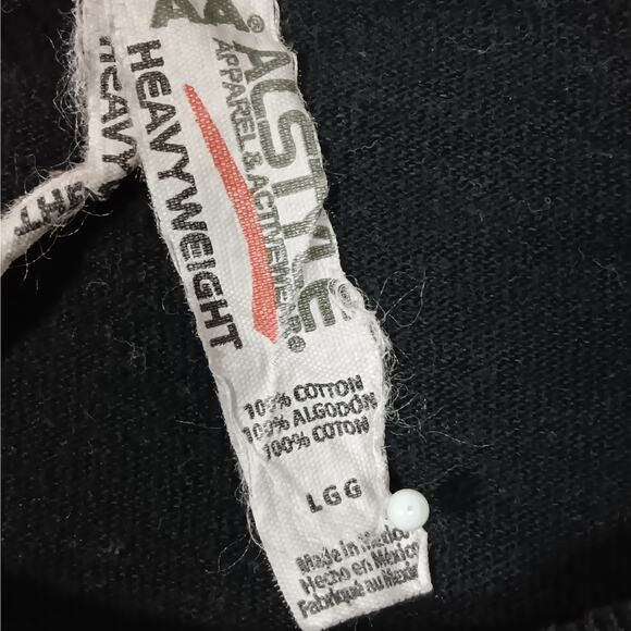 El Gallo Negro Graphic T Shirt Black Size Large Short Sleeve "Life is a Risk Car - Picture 4 of 6